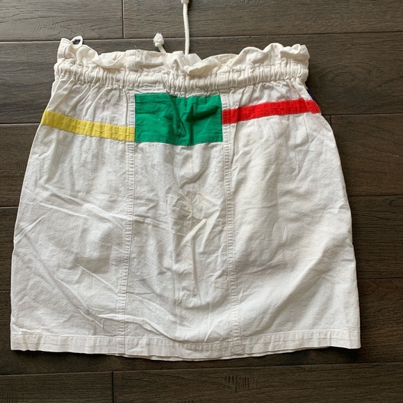 Vintage white colour pop skirt - Picture 3 of 4